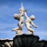 Angel, fountain, water — Our Story - 7465